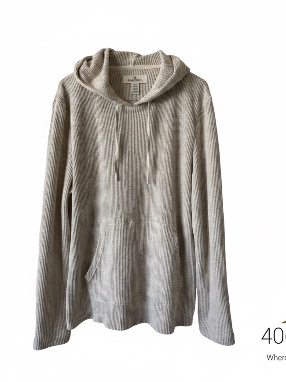 Rainforest Waffle Knit Hoodie - Beige/Tan- Women's Medium